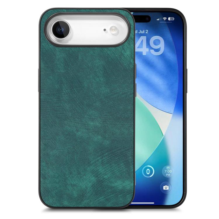 Caja del teléfono de la contraportada de la PC del cuero del vintage, For iPhone 17e / 16e, For iPhone 17 Pro Max, For iPhone 17 Pro, For iPhone 17, For iPhone Air, For iPhone 16 Pro Max, For iPhone 16 Pro, For iPhone 16 Plus