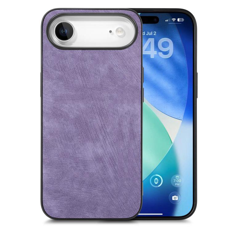 Caja del teléfono de la contraportada de la PC del cuero del vintage, For iPhone 17e / 16e, For iPhone 17 Pro Max, For iPhone 17 Pro, For iPhone 17, For iPhone Air, For iPhone 16 Pro Max, For iPhone 16 Pro, For iPhone 16 Plus