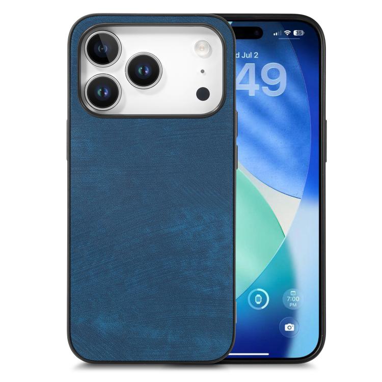 Caja del teléfono de la contraportada de la PC del cuero del vintage, For iPhone 17e / 16e, For iPhone 17 Pro Max, For iPhone 17 Pro, For iPhone 17, For iPhone Air, For iPhone 16 Pro Max, For iPhone 16 Pro, For iPhone 16 Plus