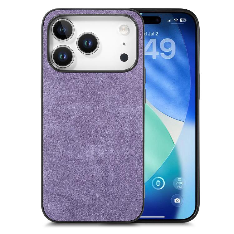 Caja del teléfono de la contraportada de la PC del cuero del vintage, For iPhone 17e / 16e, For iPhone 17 Pro Max, For iPhone 17 Pro, For iPhone 17, For iPhone Air, For iPhone 16 Pro Max, For iPhone 16 Pro, For iPhone 16 Plus