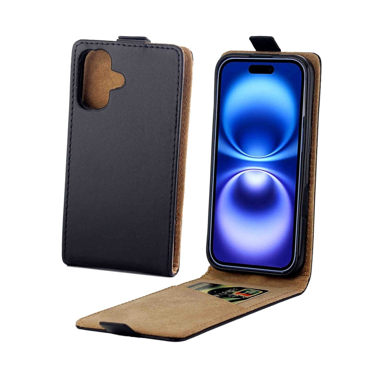 Funda de teléfono de cuero con tapa vertical y ranura para tarjetas, For iPhone 17e / 16e, For iPhone 17 Pro Max, For iPhone 17 Pro, For iPhone  17, For iPhone Air, For iPhone 16 Pro Max, For iPhone 16 Pro, For iPhone 16 Plus, For iPhone 16            ...