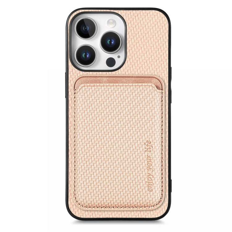 Caja del teléfono Magsafe de la tarjeta de cuero de fibra de carbono, For iPhone 18 Pro / 17 Pro, For iPhone 18 Pro Max / 17 Pro Max, For iPhone 17e / 16e, For iPhone 17, For iPhone Air, For iPhone 16 Pro Max, For iPhone 16 Pro, For iPhone 16 Plus     ...