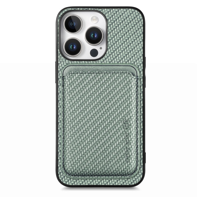 Caja del teléfono Magsafe de la tarjeta de cuero de fibra de carbono, For iPhone 18 Pro / 17 Pro, For iPhone 18 Pro Max / 17 Pro Max, For iPhone 17e / 16e, For iPhone 17, For iPhone Air, For iPhone 16 Pro Max, For iPhone 16 Pro, For iPhone 16 Plus     ...