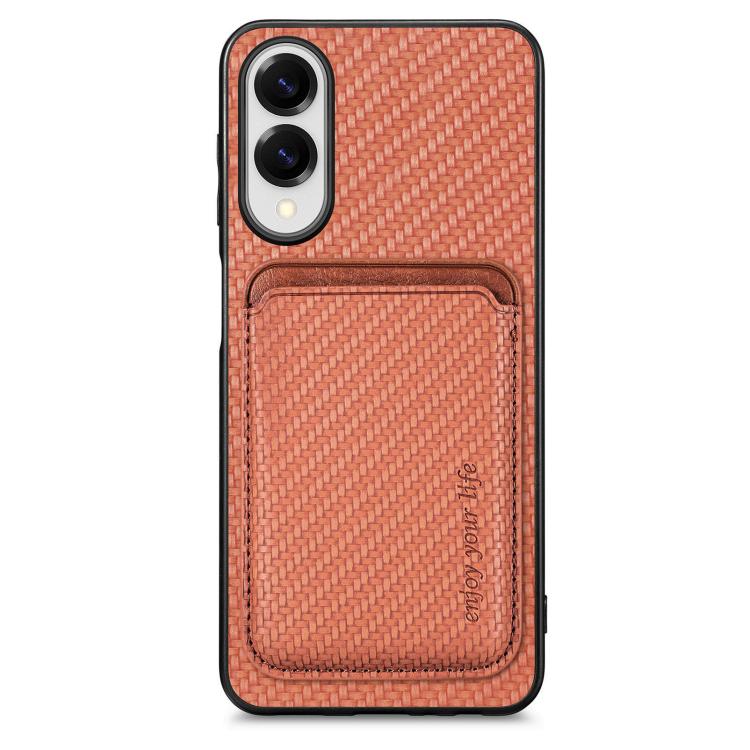 Caja del teléfono Magsafe de la tarjeta de cuero de fibra de carbono, For iPhone 18 Pro / 17 Pro, For iPhone 18 Pro Max / 17 Pro Max, For iPhone 17e / 16e, For iPhone 17, For iPhone Air, For iPhone 16 Pro Max, For iPhone 16 Pro, For iPhone 16 Plus     ...