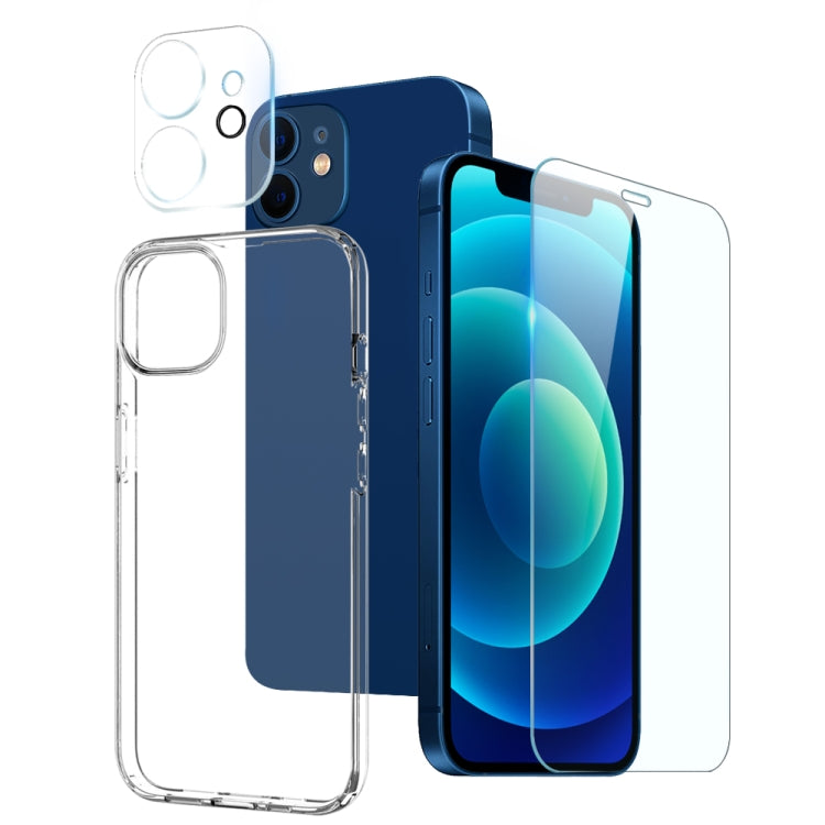 NORTHJO Funda para teléfono 3 en 1 de TPU con película de pantalla y película de lente, For iPhone 17e / 16e, For iPhone 17 Pro Max, For iPhone 17 Pro, For iPhone 17, For iPhone Air, For iPhone 16 Pro Max, For iPhone 16 Pro, For iPhone 16 Plus         ...