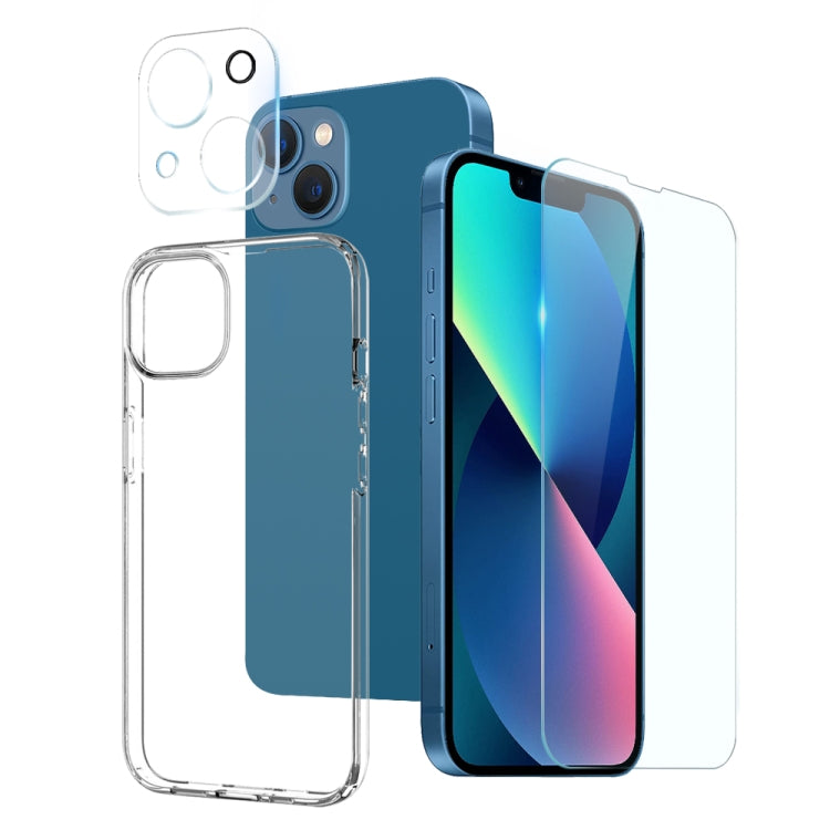 NORTHJO Funda para teléfono 3 en 1 de TPU con película de pantalla y película de lente, For iPhone 17e / 16e, For iPhone 17 Pro Max, For iPhone 17 Pro, For iPhone 17, For iPhone Air, For iPhone 16 Pro Max, For iPhone 16 Pro, For iPhone 16 Plus         ...