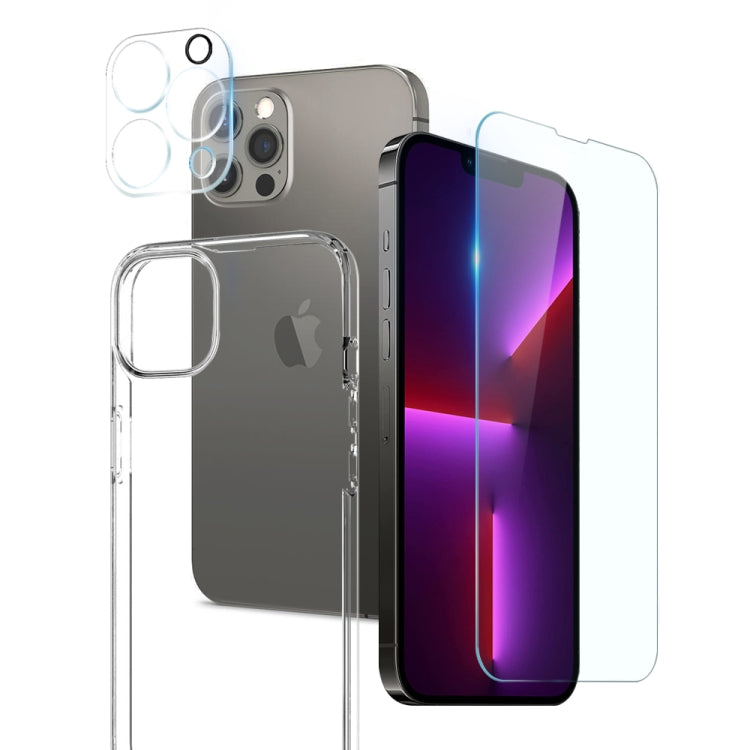 NORTHJO Funda para teléfono 3 en 1 de TPU con película de pantalla y película de lente, For iPhone 17e / 16e, For iPhone 17 Pro Max, For iPhone 17 Pro, For iPhone 17, For iPhone Air, For iPhone 16 Pro Max, For iPhone 16 Pro, For iPhone 16 Plus         ...