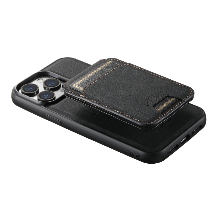 Suteni H16 Funda para teléfono con parte trasera tipo billetera desmontable de cuero con textura de litchi, For iPhone 15 Pro, For iPhone 15 Plus, For iPhone 15, For iPhone 14 Plus, For iPhone 14, For iPhone 14 Pro, For iPhone 14 Pro Max               ...
