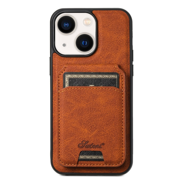 Suteni H16 Funda para teléfono con parte trasera tipo billetera desmontable de cuero con textura de litchi, For iPhone 15 Pro, For iPhone 15 Plus, For iPhone 15, For iPhone 14 Plus, For iPhone 14, For iPhone 14 Pro, For iPhone 14 Pro Max               ...