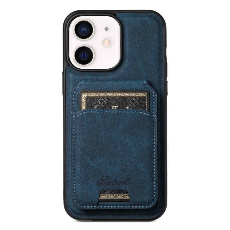 Suteni H16 Funda para teléfono con parte trasera tipo billetera desmontable de cuero con textura de litchi, For iPhone 15 Pro, For iPhone 15 Plus, For iPhone 15, For iPhone 14 Plus, For iPhone 14, For iPhone 14 Pro, For iPhone 14 Pro Max               ...