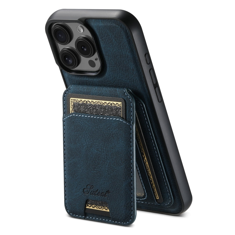 Suteni H16 Funda para teléfono con parte trasera tipo billetera desmontable de cuero con textura de litchi, For iPhone 18, For iPhone 18 Pro, For iPhone 18 Pro Max, For iPhone 17 Pro Max, For iPhone 17 Pro, For iPhone 17, For iPhone Air                ...