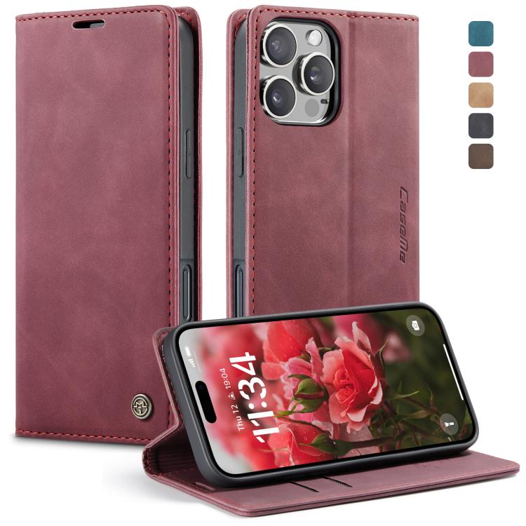 Funda de cuero para teléfono con tapa horizontal multifuncional CaseMe 013, For iPhone 17e / 16e, For iPhone 17 Pro Max, For iPhone 17 Pro, For iPhone 17, For iPhone Air, For iPhone 16 Pro Max, For iPhone 16 Pro, For iPhone 16 Plus, For iPhone 16