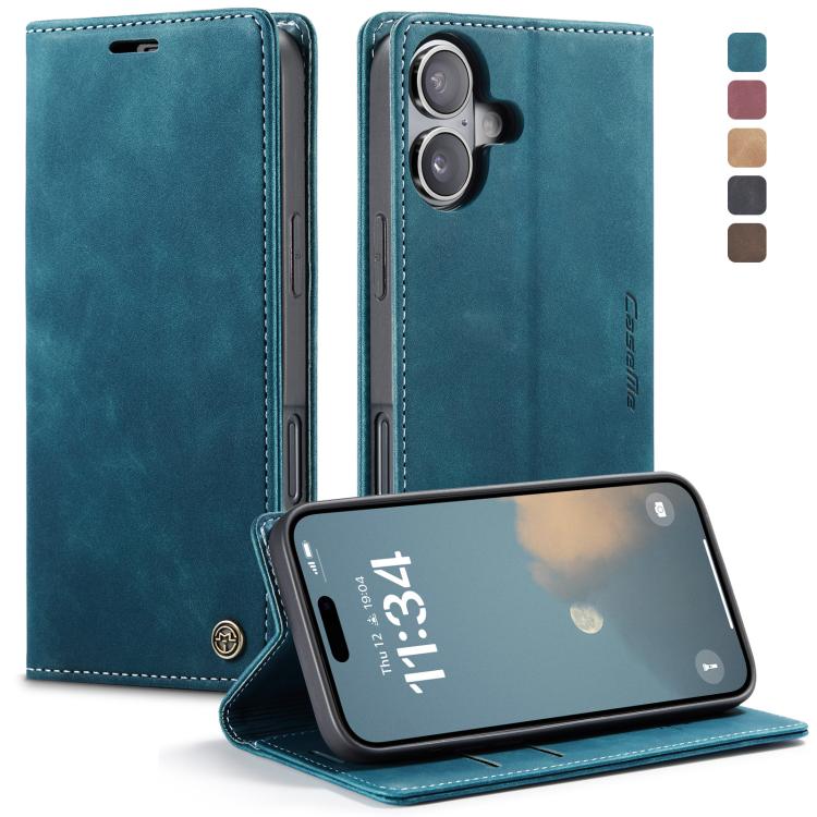 Funda de cuero para teléfono con tapa horizontal multifuncional CaseMe 013, For iPhone 17e / 16e, For iPhone 17 Pro Max, For iPhone 17 Pro, For iPhone 17, For iPhone Air, For iPhone 16 Pro Max, For iPhone 16 Pro, For iPhone 16 Plus, For iPhone 16