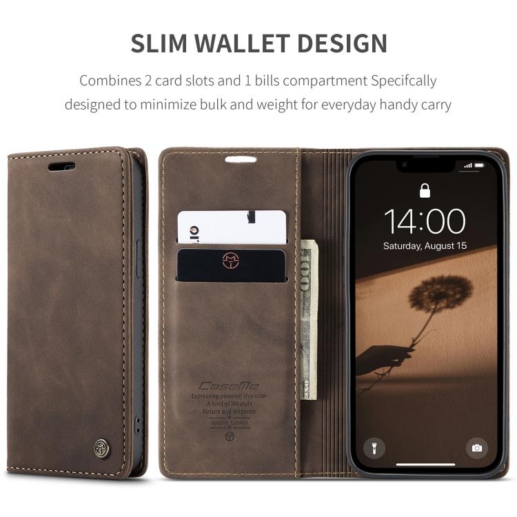 Funda de cuero para teléfono con tapa horizontal multifuncional CaseMe 013, For iPhone 17e / 16e, For iPhone 17 Pro Max, For iPhone 17 Pro, For iPhone 17, For iPhone Air, For iPhone 16 Pro Max, For iPhone 16 Pro, For iPhone 16 Plus, For iPhone 16