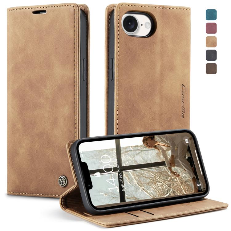 Funda de cuero para teléfono con tapa horizontal multifuncional CaseMe 013, For iPhone 17e / 16e, For iPhone 17 Pro Max, For iPhone 17 Pro, For iPhone 17, For iPhone Air, For iPhone 16 Pro Max, For iPhone 16 Pro, For iPhone 16 Plus, For iPhone 16