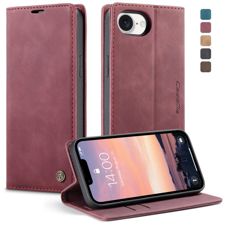 Funda de cuero para teléfono con tapa horizontal multifuncional CaseMe 013, For iPhone 17e / 16e, For iPhone 17 Pro Max, For iPhone 17 Pro, For iPhone 17, For iPhone Air, For iPhone 16 Pro Max, For iPhone 16 Pro, For iPhone 16 Plus, For iPhone 16