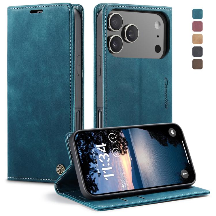 Funda de cuero para teléfono con tapa horizontal multifuncional CaseMe 013, For iPhone 17e / 16e, For iPhone 17 Pro Max, For iPhone 17 Pro, For iPhone 17, For iPhone Air, For iPhone 16 Pro Max, For iPhone 16 Pro, For iPhone 16 Plus, For iPhone 16
