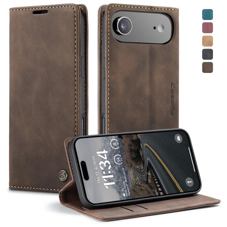 Funda de cuero para teléfono con tapa horizontal multifuncional CaseMe 013, For iPhone 17e / 16e, For iPhone 17 Pro Max, For iPhone 17 Pro, For iPhone 17, For iPhone Air, For iPhone 16 Pro Max, For iPhone 16 Pro, For iPhone 16 Plus, For iPhone 16