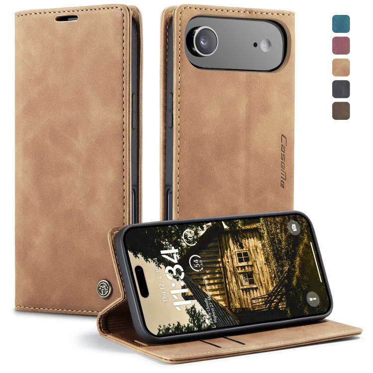 Funda de cuero para teléfono con tapa horizontal multifuncional CaseMe 013, For iPhone 17e / 16e, For iPhone 17 Pro Max, For iPhone 17 Pro, For iPhone 17, For iPhone Air, For iPhone 16 Pro Max, For iPhone 16 Pro, For iPhone 16 Plus, For iPhone 16