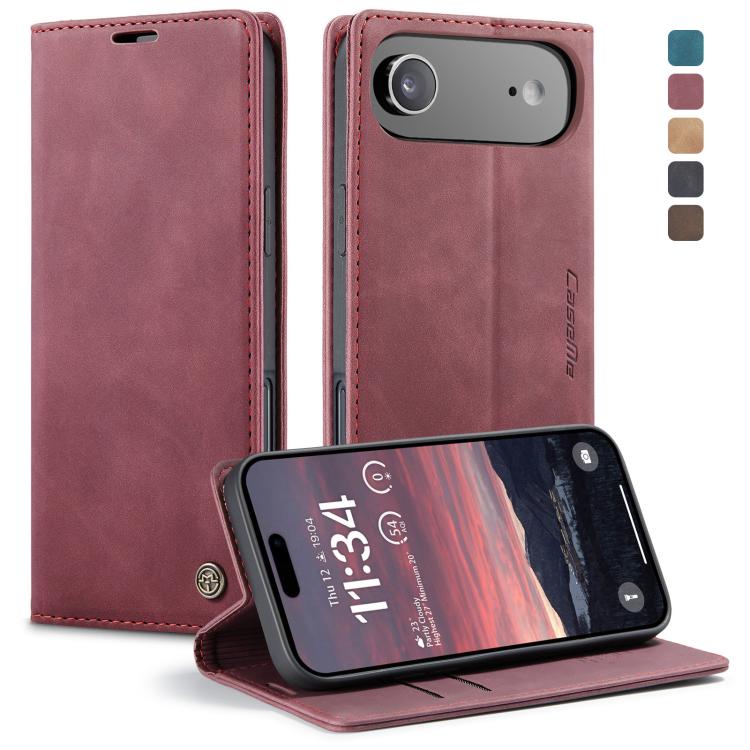 Funda de cuero para teléfono con tapa horizontal multifuncional CaseMe 013, For iPhone 17e / 16e, For iPhone 17 Pro Max, For iPhone 17 Pro, For iPhone 17, For iPhone Air, For iPhone 16 Pro Max, For iPhone 16 Pro, For iPhone 16 Plus, For iPhone 16