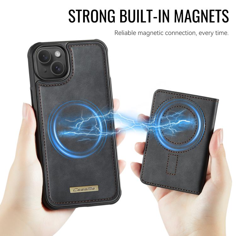 Funda para teléfono CaseMe Me80 Series con cartera desmontable, magnética, RFID y de piel vegana., For iPhone 13, For iPhone 12 / 12 Pro, For iPhone 12 Pro Max, For iPhone 11 Pro Max, For iPhone 11, For iPhone 11 Pro