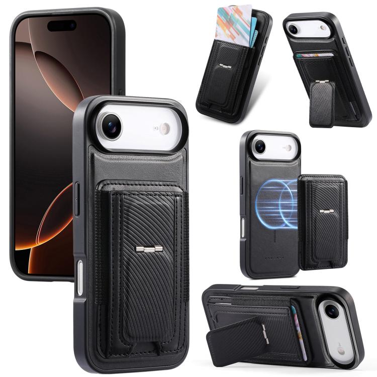 Funda CaseNeo Fold Holder Retro con bolsa elástica para tarjetas y parte trasera magnética para teléfono., For iPhone 18 Pro / 17 Pro, For iPhone 18 Pro Max / 17 Pro Max, For iPhone 17e / 16e, For iPhone 17, For iPhone Air, For iPhone 16 Pro Max       ...