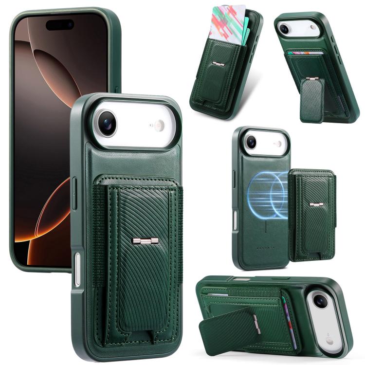 Funda CaseNeo Fold Holder Retro con bolsa elástica para tarjetas y parte trasera magnética para teléfono., For iPhone 18 Pro / 17 Pro, For iPhone 18 Pro Max / 17 Pro Max, For iPhone 17e / 16e, For iPhone 17, For iPhone Air, For iPhone 16 Pro Max       ...