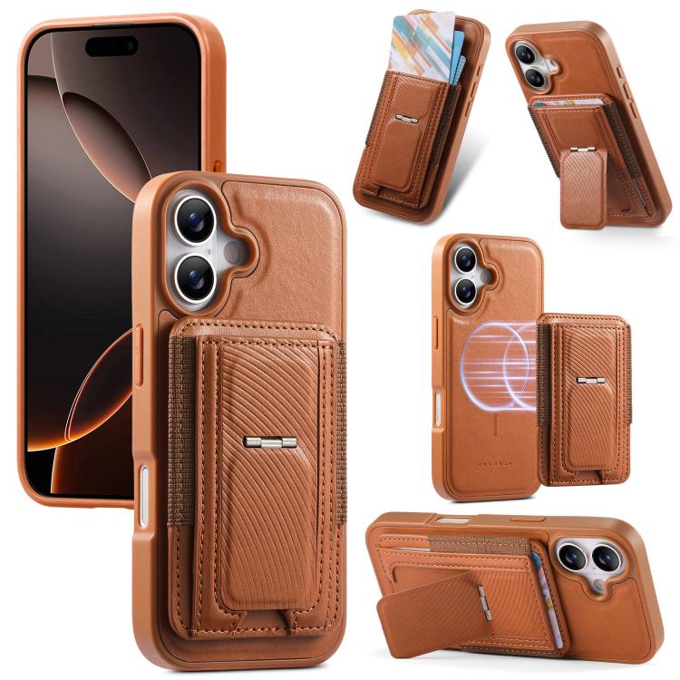 Funda CaseNeo Fold Holder Retro con bolsa elástica para tarjetas y parte trasera magnética para teléfono., For iPhone 18 Pro / 17 Pro, For iPhone 18 Pro Max / 17 Pro Max, For iPhone 17e / 16e, For iPhone 17, For iPhone Air, For iPhone 16 Pro Max       ...