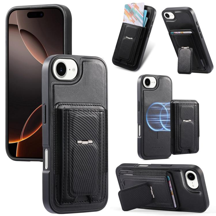 Funda CaseNeo Fold Holder Retro con bolsa elástica para tarjetas y parte trasera magnética para teléfono., For iPhone 18 Pro / 17 Pro, For iPhone 18 Pro Max / 17 Pro Max, For iPhone 17e / 16e, For iPhone 17, For iPhone Air, For iPhone 16 Pro Max       ...