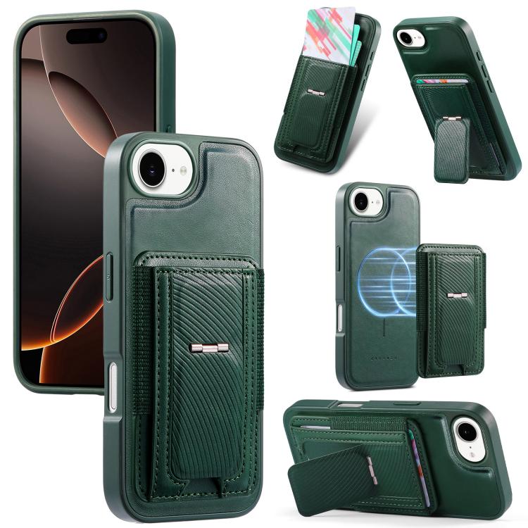 Funda CaseNeo Fold Holder Retro con bolsa elástica para tarjetas y parte trasera magnética para teléfono., For iPhone 18 Pro / 17 Pro, For iPhone 18 Pro Max / 17 Pro Max, For iPhone 17e / 16e, For iPhone 17, For iPhone Air, For iPhone 16 Pro Max       ...