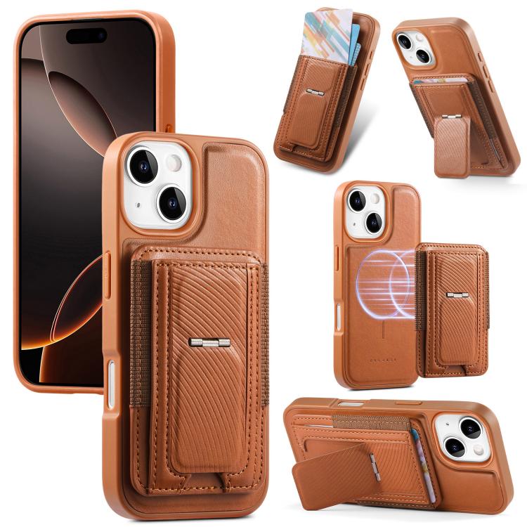 Funda CaseNeo Fold Holder Retro con bolsa elástica para tarjetas y parte trasera magnética para teléfono., For iPhone 15, For iPhone 14 / 13, For iPhone 14 Pro, For iPhone 14 Pro Max, For iPhone 13 Pro Max, For iPhone 13 Pro