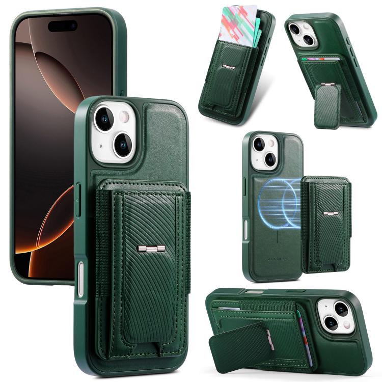 Funda CaseNeo Fold Holder Retro con bolsa elástica para tarjetas y parte trasera magnética para teléfono., For iPhone 15, For iPhone 14 / 13, For iPhone 14 Pro, For iPhone 14 Pro Max, For iPhone 13 Pro Max, For iPhone 13 Pro