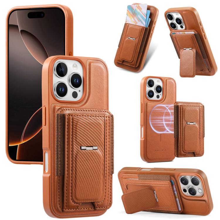 Funda CaseNeo Fold Holder Retro con bolsa elástica para tarjetas y parte trasera magnética para teléfono., For iPhone 15, For iPhone 14 / 13, For iPhone 14 Pro, For iPhone 14 Pro Max, For iPhone 13 Pro Max, For iPhone 13 Pro