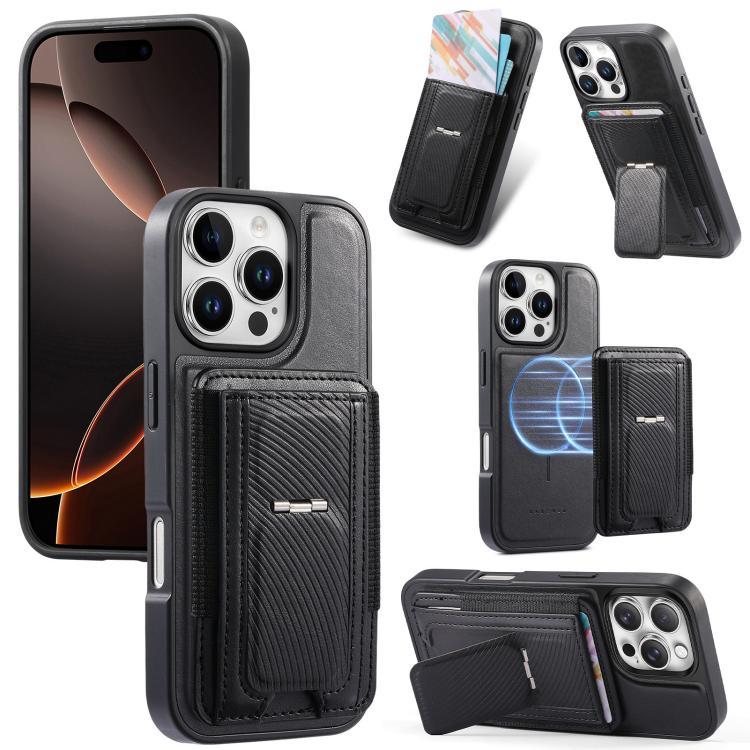 Funda CaseNeo Fold Holder Retro con bolsa elástica para tarjetas y parte trasera magnética para teléfono., For iPhone 15, For iPhone 14 / 13, For iPhone 14 Pro, For iPhone 14 Pro Max, For iPhone 13 Pro Max, For iPhone 13 Pro