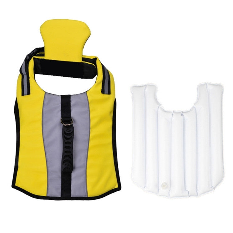 Chaleco salvavidas para mascotas, Airbag, traje de baño inflable de seguridad plegable para perros, S, M, L