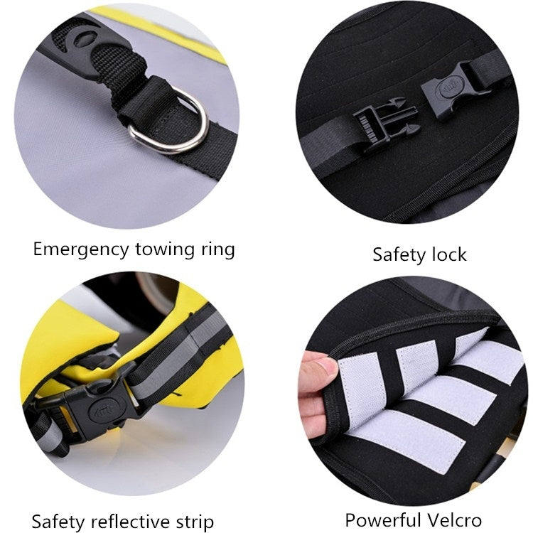 Chaleco salvavidas para mascotas, Airbag, traje de baño inflable de seguridad plegable para perros, S, M, L