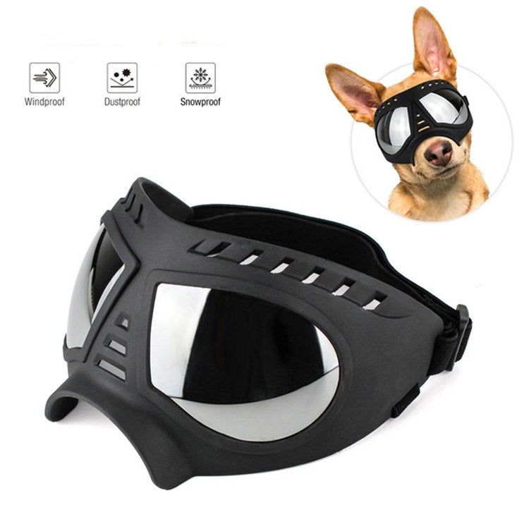 Gafas con máscara para mascotas, gafas de montura suave impermeables y a prueba de nieve, suministros para perros, gafas de sol
