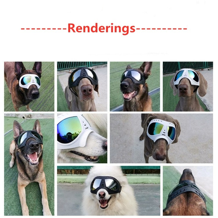 Gafas con máscara para mascotas, gafas de montura suave impermeables y a prueba de nieve, suministros para perros, gafas de sol