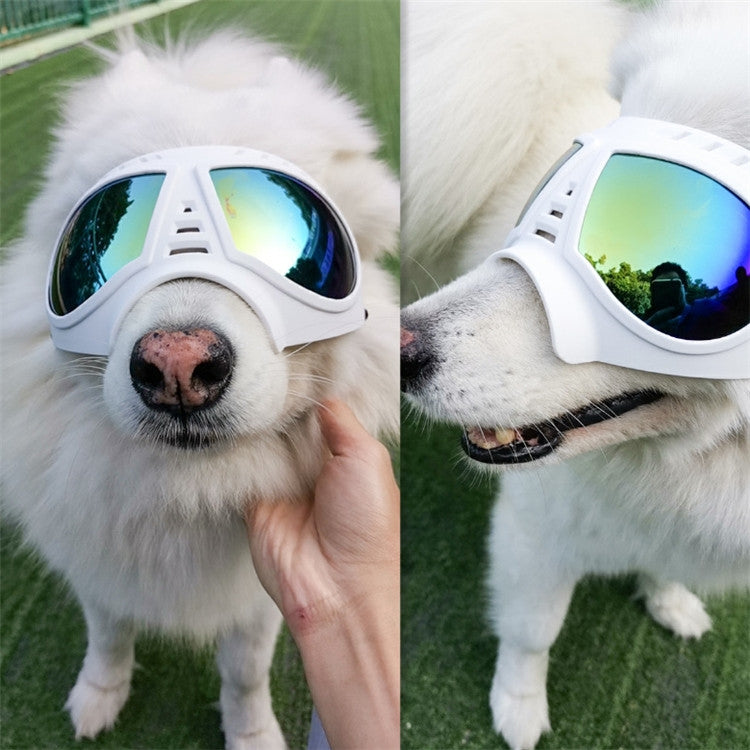 Gafas con máscara para mascotas, gafas de montura suave impermeables y a prueba de nieve, suministros para perros, gafas de sol