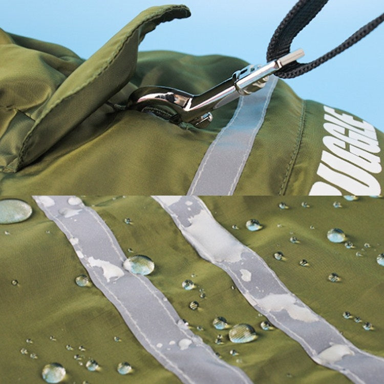 Impermeable reflectante plegable con capucha para mascotas, ropa impermeable para perros, S, M, L, XL, XXL