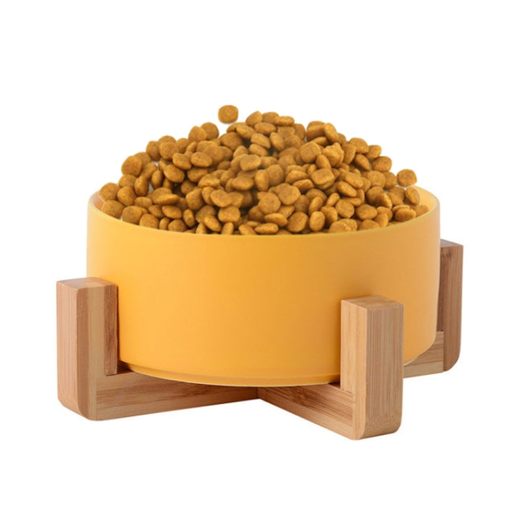 Cuenco para gatos, olla para perros, cuenco de cerámica para mascotas, 13cm/400ml Single Bowl, 13cm/400ml Single Bowl With Wooden Stand, 13cm/400ml Double Bowl With Wooden Stand, 15.5cm/850ml Single Bowl, 15.5cm/850ml Single Bowl With Wooden Stand