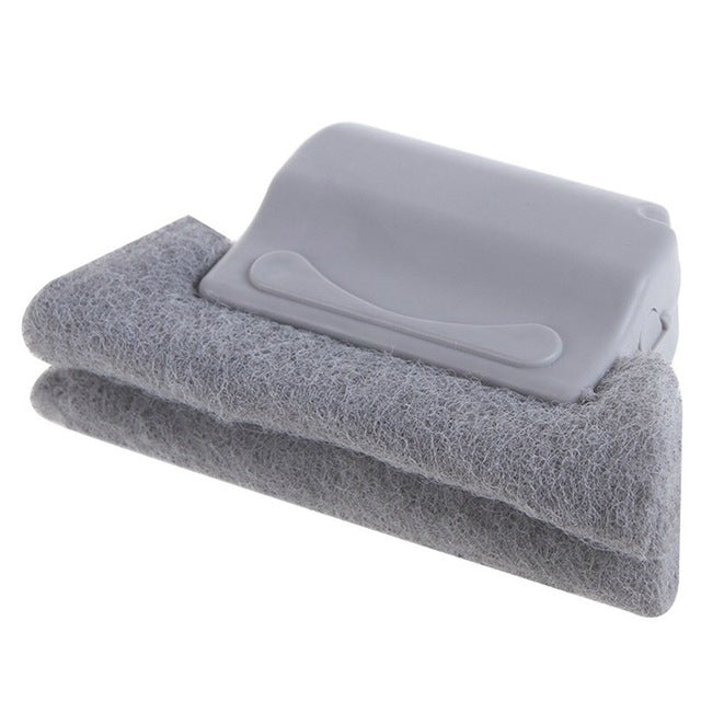 Cepillo de limpieza de paño de limpieza de ranuras para ventanas