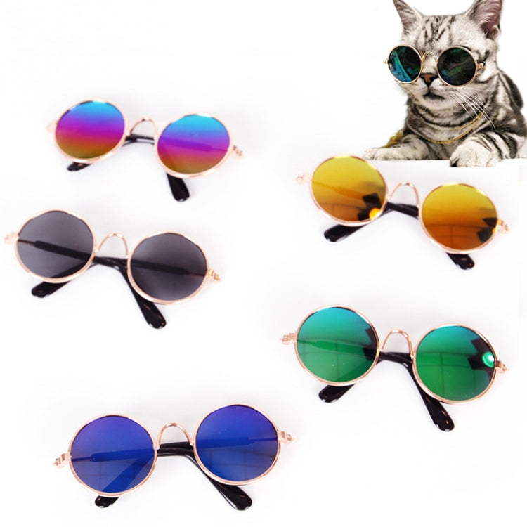 Gafas de sol multicolores para mascotas, gatos, perros, gafas de sol a la moda, gafas de sol UV, protección para los ojos