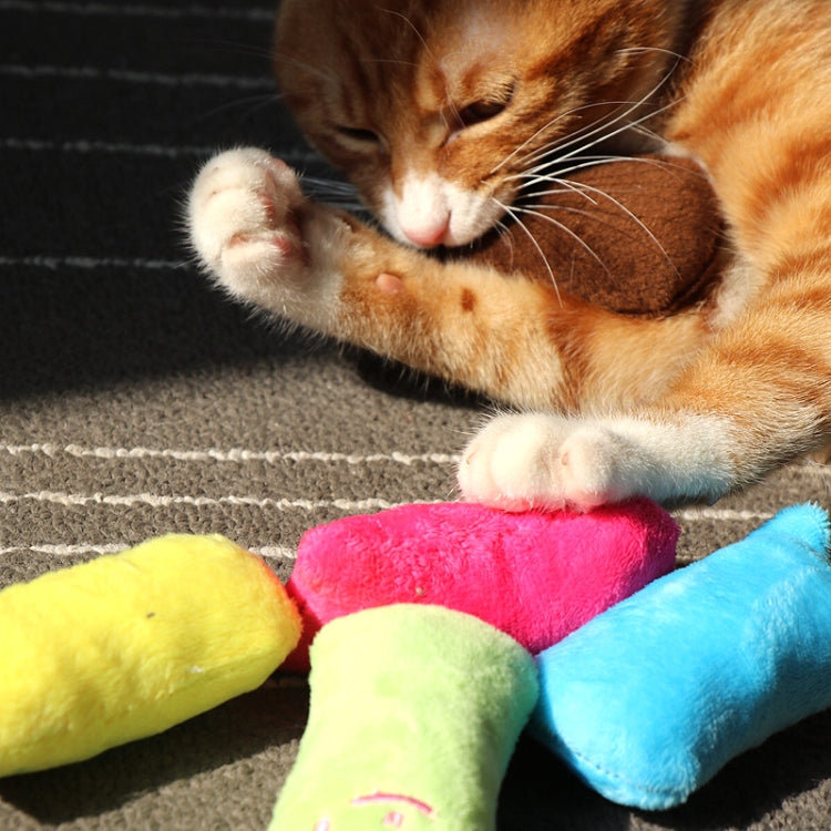 2 uds., juguetes con hierba gatera para rechinar los dientes, divertido juguete interactivo de peluche para gatos, gatitos y mascotas, juguete para masticar, garras, mordedura de pulgar, menta para gatos