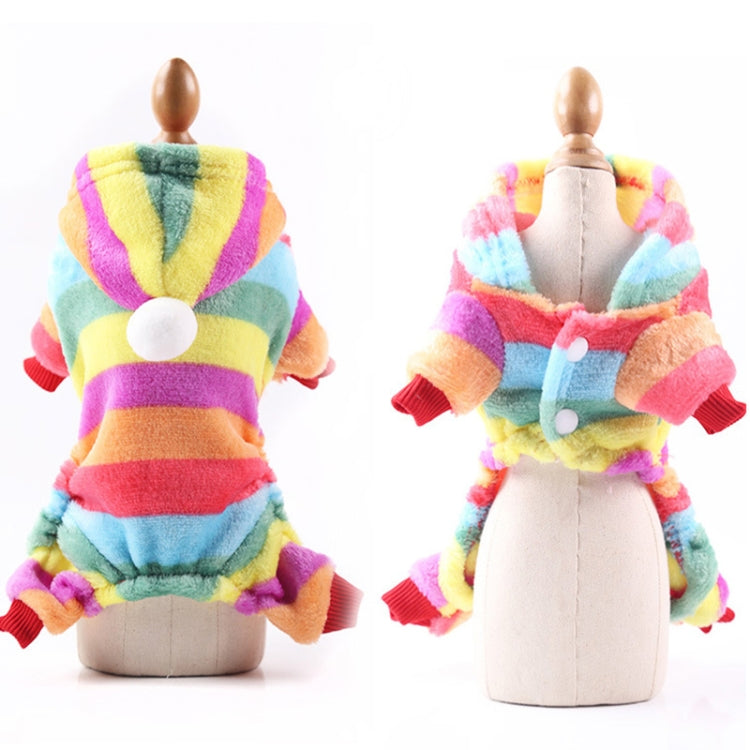 Pijamas para perros mono polar Otoño Invierno ropa para perros cuatro patas ropa cálida para mascotas, XS, S, M, L, XL, XXL