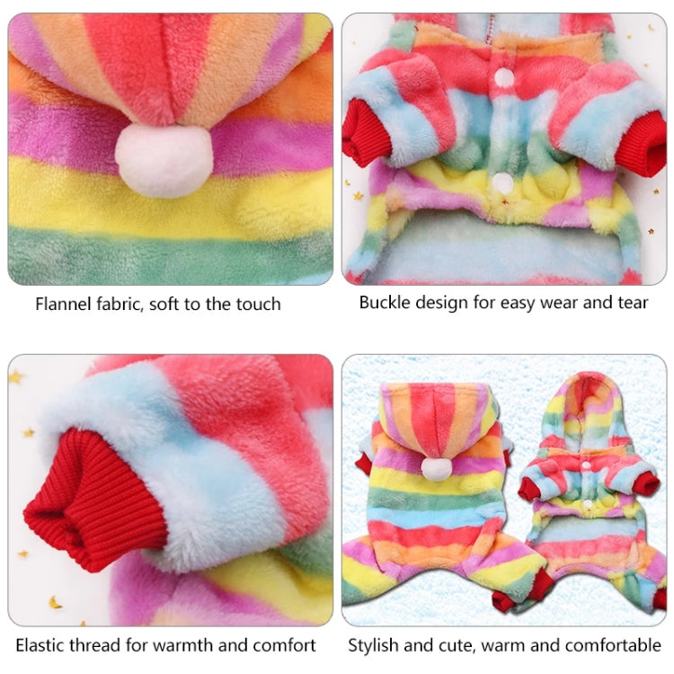 Pijamas para perros mono polar Otoño Invierno ropa para perros cuatro patas ropa cálida para mascotas, XS, S, M, L, XL, XXL