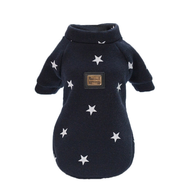 Suéter con patrón de estrella de cinco puntas para otoño e invierno para mascotas, ropa cálida para mascotas, L, XL, XXL