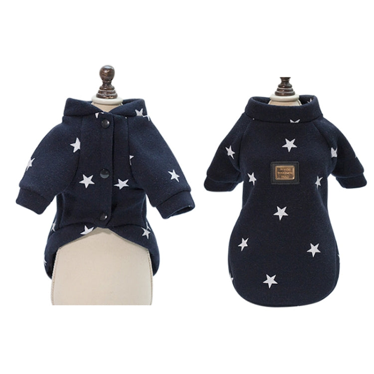 Suéter con patrón de estrella de cinco puntas para otoño e invierno para mascotas, ropa cálida para mascotas, L, XL, XXL