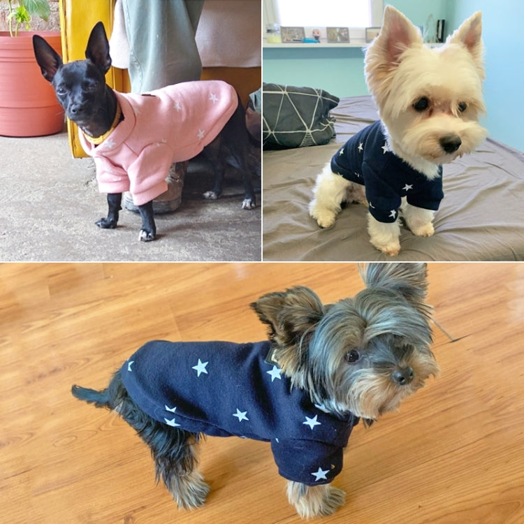 Suéter con patrón de estrella de cinco puntas para otoño e invierno para mascotas, ropa cálida para mascotas, L, XL, XXL