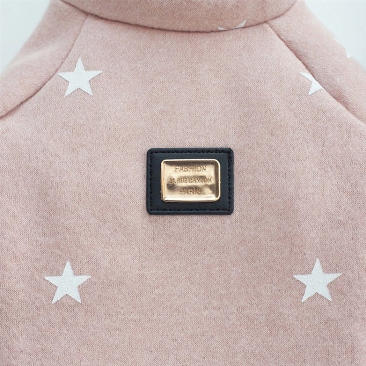 Suéter con patrón de estrella de cinco puntas para otoño e invierno para mascotas, ropa cálida para mascotas, L, XL, XXL